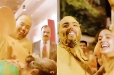 Anant Ambani Dumps A Bucket Of Haldi On Nita Ambani, Dances With Radhika Merchant In Viral Video | Watch