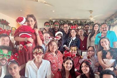 Inside Pic: Ranbir's Daughter Raha Steals Show at Kapoor Family Christmas Lunch; Kareena Gives It a Miss