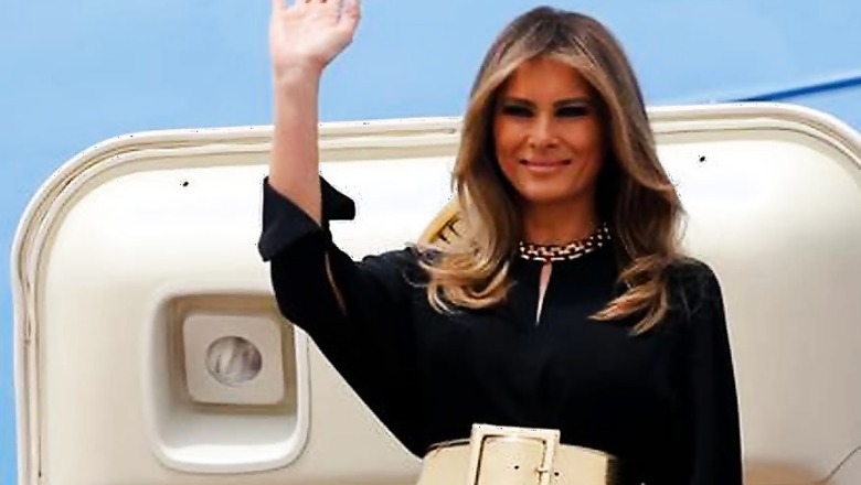 Melania Trump skips Headscarf as She Arrives in Saudi Arabia
