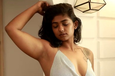 Actress Bhoomi Shetty Turns Up Heat In Backless White Top And Denim Shorts