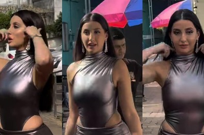 Sexy! Nora Fatehi Flaunts Her Curves in A Jaw Dropping Cut Dress, Hot Video Goes Viral; Watch