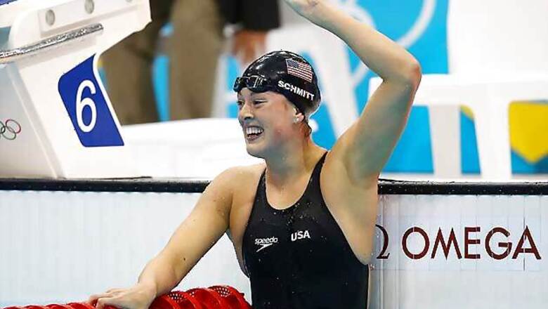 USA's Schmitt wins gold in women's 200 freestyle