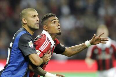 10-man Inter beat AC Milan 1-0 in derby