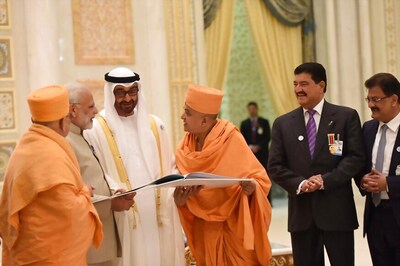 PM Narendra Modi to Witness Foundation Stone Ceremony for first Hindu Temple in Abu Dhabi