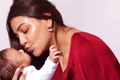 Kajal Aggarwal Kisses Son Neil in New Pic from Her Birthday Celebration; Fans Call Them 'Cuties'