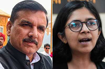 AAP's Rajya Sabha Candidates Swati Maliwal, Sanjay Singh, N D Gupta File Nominations