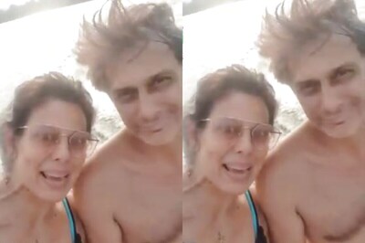 Pooja Bedi is Vacationing in Goa with Fiancé Maneck Contractor, See Videos