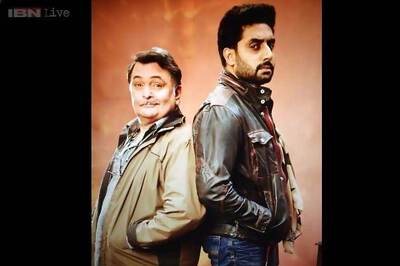 Rishi Kapoor shares picture with Abhishek Bachchan from 'All Is Well'