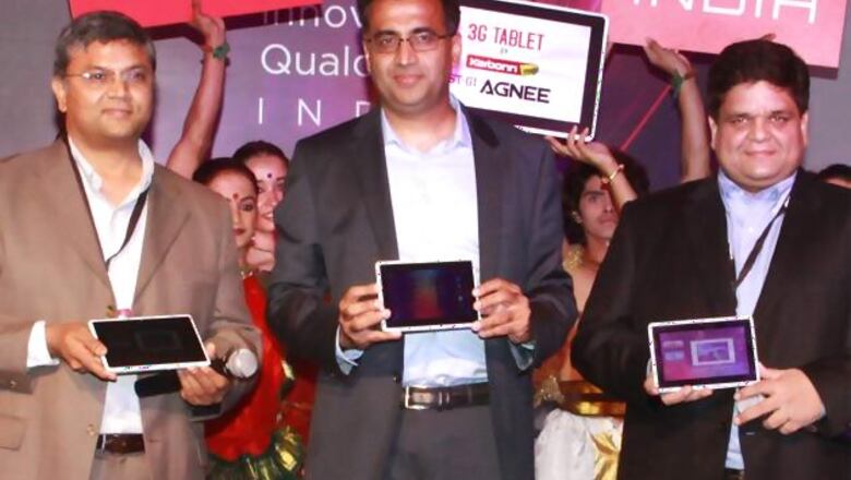 Karbonn unveils 3G Android tablet 'Agnee'
