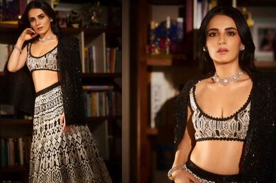 Radhikka Madan Looked All Things Chic In This Monochrome Outfit At Anant Ambani And Radhika Merchant's Sangeet