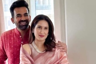 Zaheer Khan And Sagarika Ghatge Celebrate Gudi Padwa At Their Home
