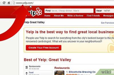 How to Delete a Location from the Search Bar on Yelp