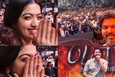 Vijay Leaves Rashmika Mandanna Blushing As He Sings Ranjithame at Varisu Event; Video Goes Viral