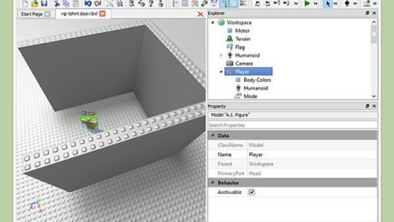 How to Make a VIP T‐Shirt Door on Roblox