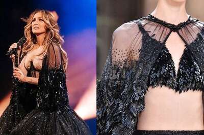 Jennifer Lopez Sets The Stage On Fire In A Rahul Mishra Ensemble, Designer Shares Details