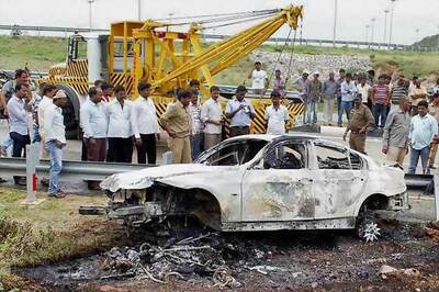 Man burns to death as car catches fire after overturning