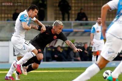 Serie A: Roma draw 0-0 at Chievo, Mattiello breaks his leg