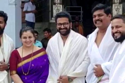 Rishab Shetty Visits Dharmsthala Temple, Seeks D. Veerendra Heggade’s Blessings