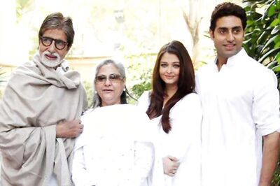 Big B in Bhopal with Aaradhya to shoot for 'Satyagraha'