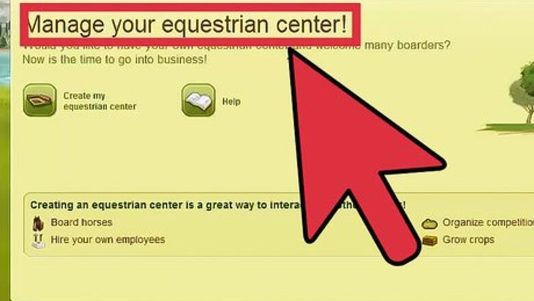 How to Start an Equestrian Center on Howrse