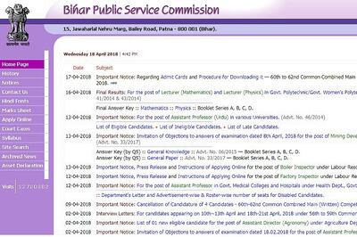 BPSC Admit Card for 60th & 62nd Common Combined Main Examination Released at bpsc.bih.nic.in, Download Now