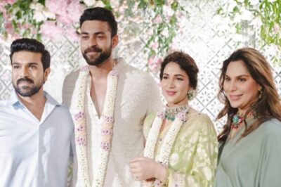 Ram Charan Shares Photo With Newly Engaged Varun Tej and Lavanya Tripathi; Writes 'Love You Guys'