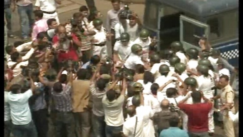 Strike hits transport, banking in Telangana, Andhra Pradesh