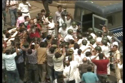  Strike hits transport, banking in Telangana, Andhra Pradesh