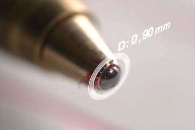Extreme closeup video shows how a ballpoint pen works, in all its gory detail