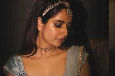 Actress Ashika Ranganath Looks Like A Modern Day Princess In Gorgeous Grey Lehenga