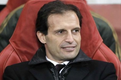 Milan boss Allegri throws down the gauntlet to Barcelona