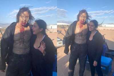 Huma Qureshi Teaches 'Scary Moves' to Zombie King From Army of the Dead