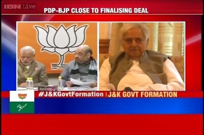 J&K: PDP, BJP may form coalition soon, no agreement on Article 370, AFSPA yet