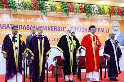 PM Modi Attends 38th Convocation of Bharathidasan University in Tiruchirapalli
