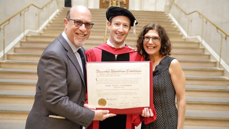 Mark Zuckerberg Returns to Harvard to Collect Honorary Degree 13 Years After Dropping Out
