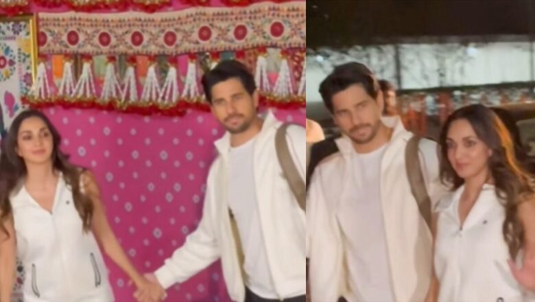 Kiara Advani-Sidharth Malhotra Twin In White As They Jet Off From Jamnagar Hand-In-Hand | Video