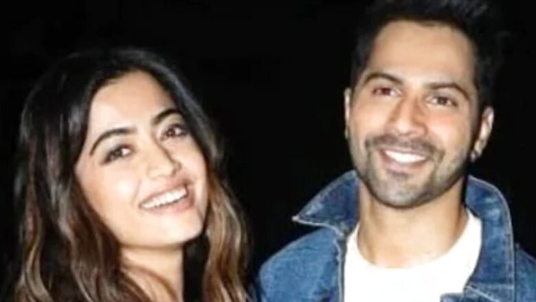 Rashmika Mandanna, Varun Dhawan Can't Stop Blushing As They Pose for Paps; Fans Love Their 'Jodi'