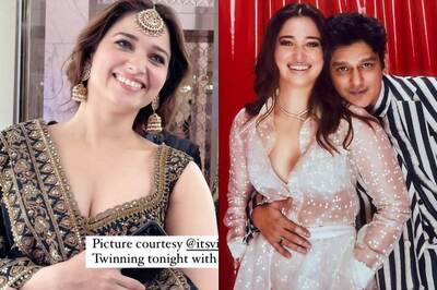 Vijay Varma Photographs Ladylove Tamannaah Bhatia At Anant Ambani-Radhika Merchant's Mangal Utsav; Watch