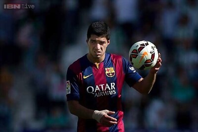 Luis Suarez grabs a hat-trick as Barcelona rout Cordoba 8-0 in La Liga