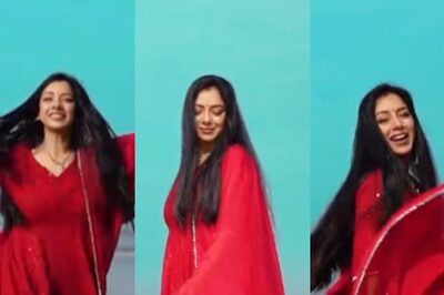 Anupamaa Fame Rupali Ganguly Flaunts Red Hot Anarkali Suit on Beach; Video Goes Viral