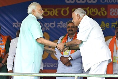 Modi Pans Congress for Using Foul Language Against Yeddyurappa