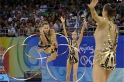 Russia rules rhythmic gymnastics, China second
