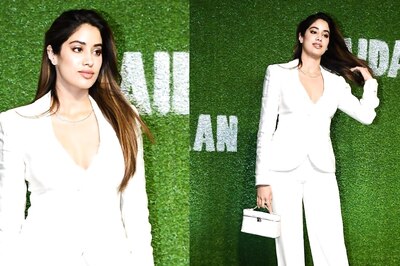 Janhvi Kapoor's Vintage White Blazer Set Comes From The Shelves of Mother Sridevi