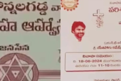 Pawan Kalyan Fan Prints Actor's Photo On His Wedding Card