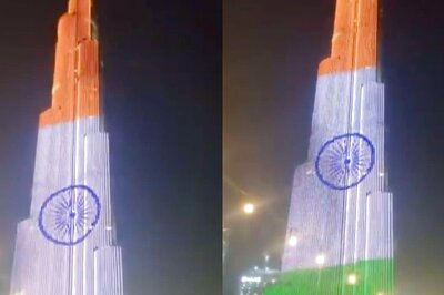 Indian Flag Displayed At Burj Khalifa Day After Video of Pakistani Meltdown on Independence Day