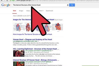 How to Draw the Internal Structure of the Heart