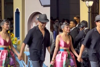 Hrithik Roshan And Saba Azad Hold Hands, Share Hugs At The Red Carpet Of The Archies Premiere; Watch