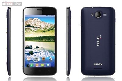 Intex Aqua i4+ with 5-inch display, dual-core CPU at Rs 7,600