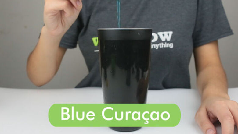How to Make a Blue Martini