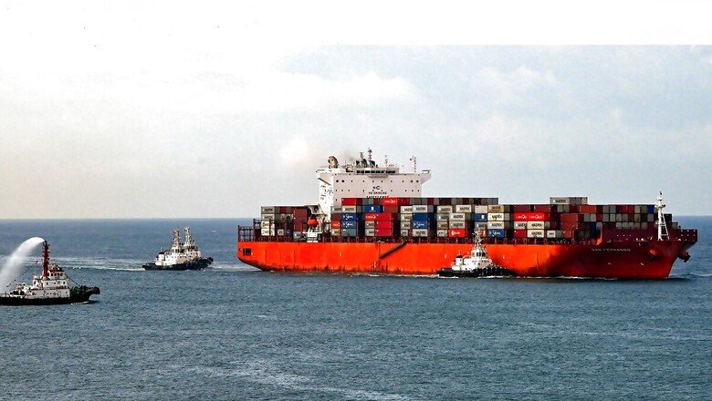 Kerala CM Vijayan Formally Welcomes First Cargo Ship at Vizhinjam Sea Port